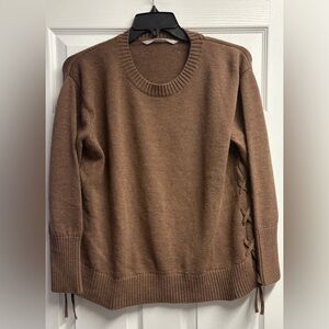 Athleta Brown 100% Merino Wool Sweater Size Small